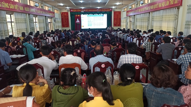 Lớp bồi dưỡng nghiệp vụ chuyên môn cho cán bộ quản lý, giáo viên cốt cán trường mầm non, tiểu học, trung học cơ sở trên địa bàn huyện Mỹ Tú