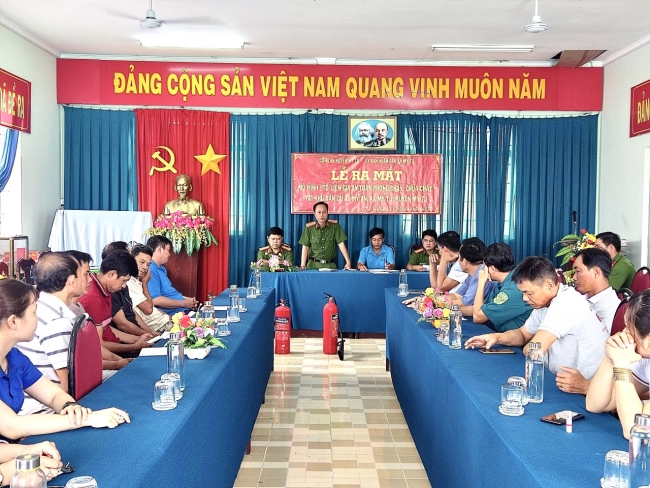 Công an xã Mỹ Tú thành lập mô hình “Tổ liên gia an toàn phòng cháy, chữa cháy”