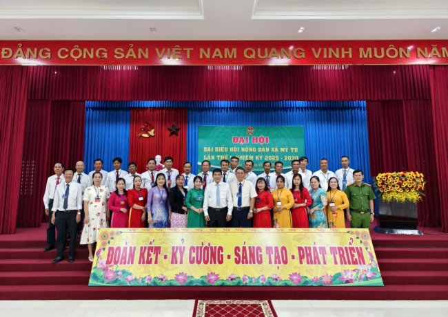 Đại hội Đại biểu Hội Nông dân xã Mỹ Tú lần thứ I, nhiệm kỳ 2025 - 2030