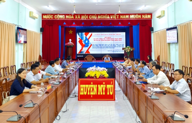 Hội nghị trực tuyến Sơ kết công tác triển khai thực hiện Đề án 06 trên địa bàn tỉnh Sóc Trăng năm 2024