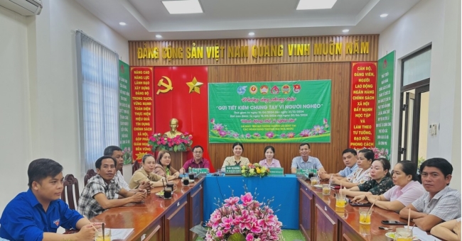 Lễ phát động hưởng ứng phong trào “Gửi tiền tiết kiệm chung tay vì người nghèo” năm 2024