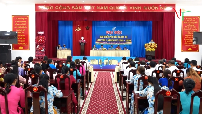 Đại Hội Đại biểu Hội LHPN xã Mỹ Tú, lần thứ I, nhiệm kỳ 2025-2030 đã diễn ra thành công tốt đẹp