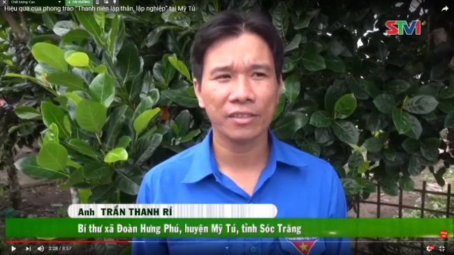 Hiệu quả của phong trào “Thanh niên lập thân, lập nghiệp” tại Mỹ Tú