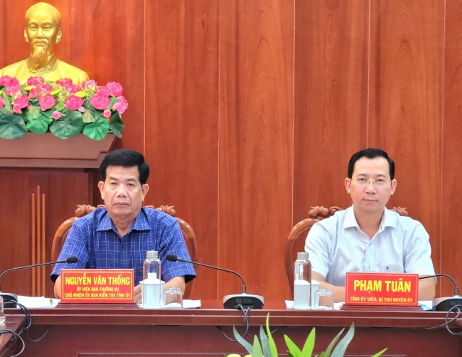 Ban Thường vụ Huyện ủy Mỹ Tú tổ chức cuộc họp đánh giá tình hình thực hiện nhiệm vụ năm 2023